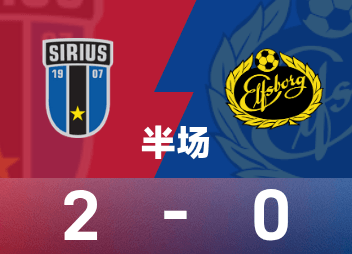 Súper parte sueca: Bjekbo anota, Sirius 2-0 Elfsborg